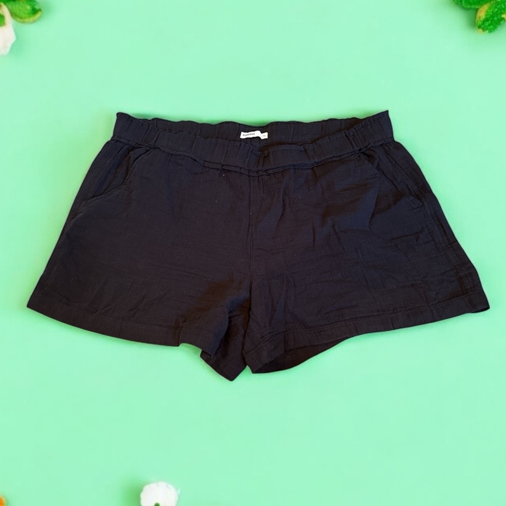 Women's Soft  Black Shorts XXL